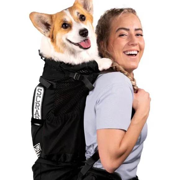 K9 Sport Sack KNAVIGATE Dog Carrier Backpack Size M Black – Excellent